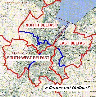 boundary belfast north west wards commission 2003 ark elections ac