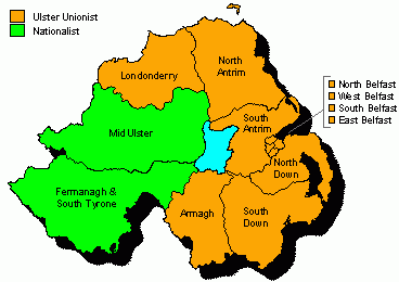 Northern Ireland Boundaries 1921 - 1979